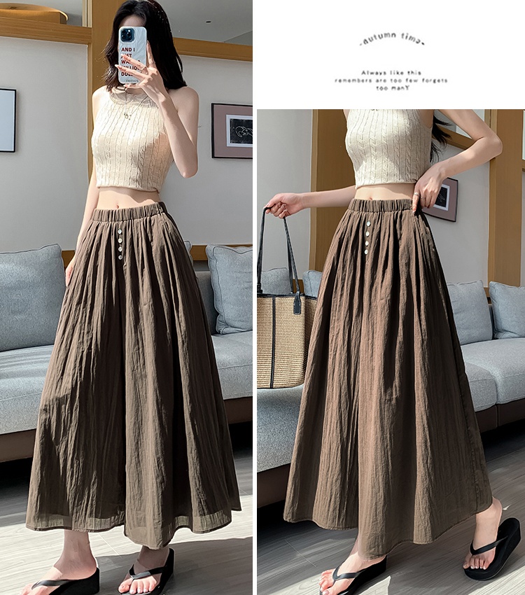 Nine tenths culottes Casual wide leg pants for women