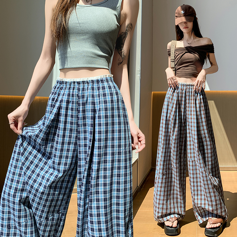 Spring and summer pants wide leg pants