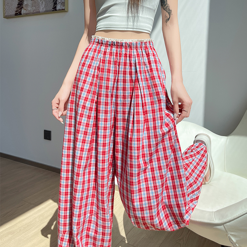 Spring and summer pants wide leg pants