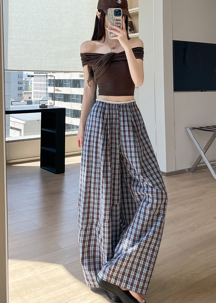 Spring and summer pants wide leg pants