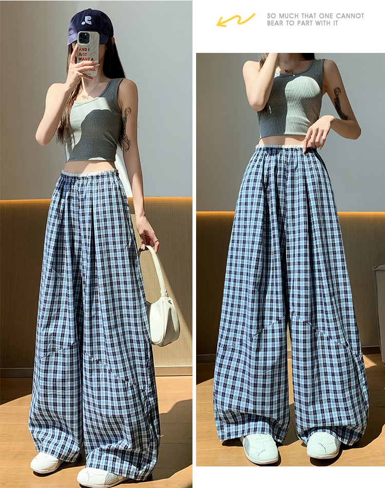 Spring and summer pants wide leg pants