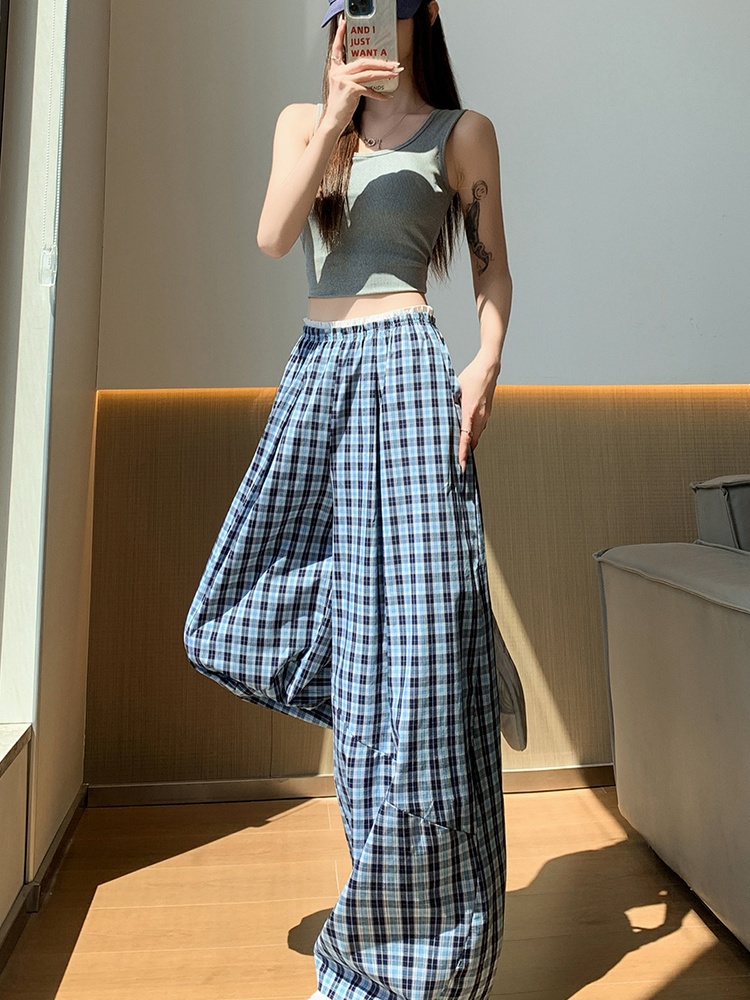 Spring and summer pants wide leg pants