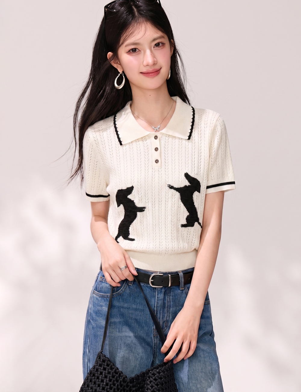 American style T-shirt Casual shirts for women