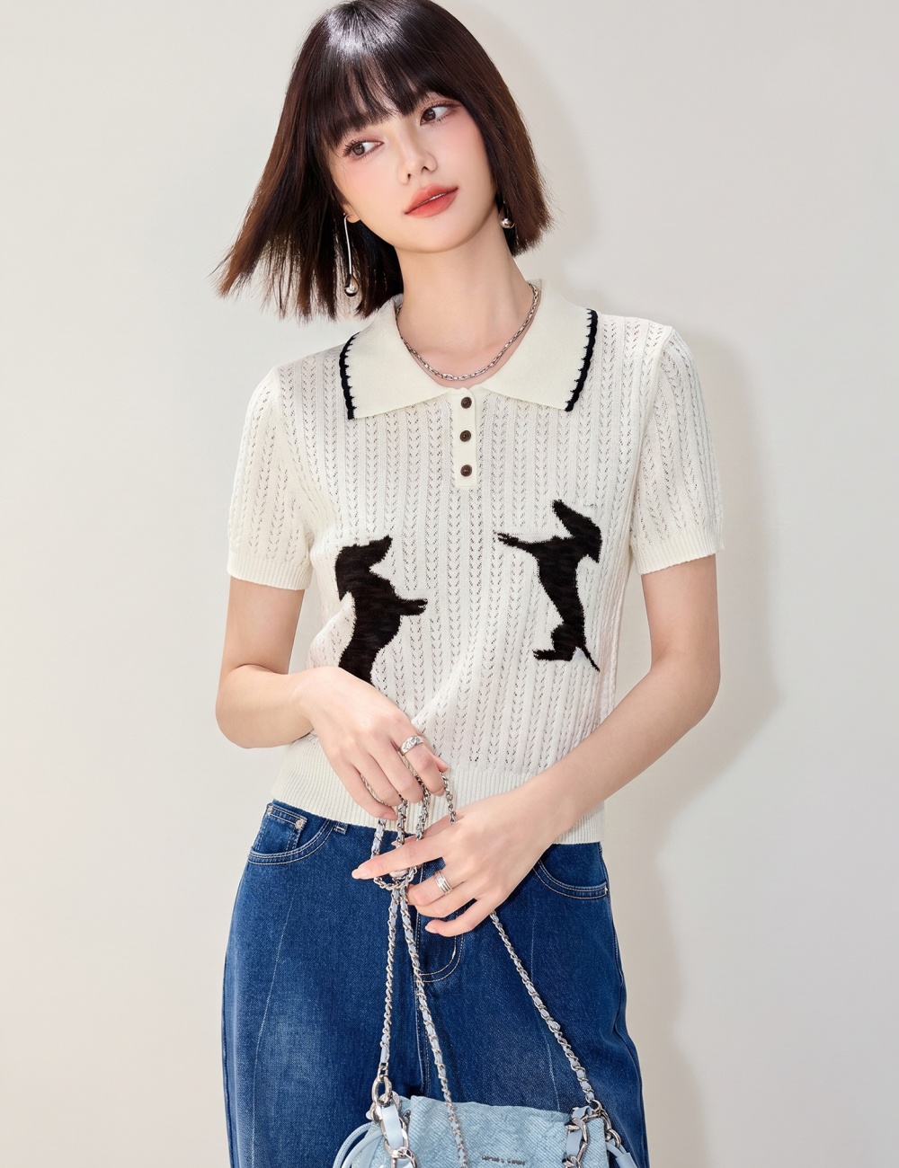 American style T-shirt Casual shirts for women
