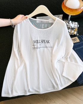 Sunscreen white T-shirt long sleeve thin tops