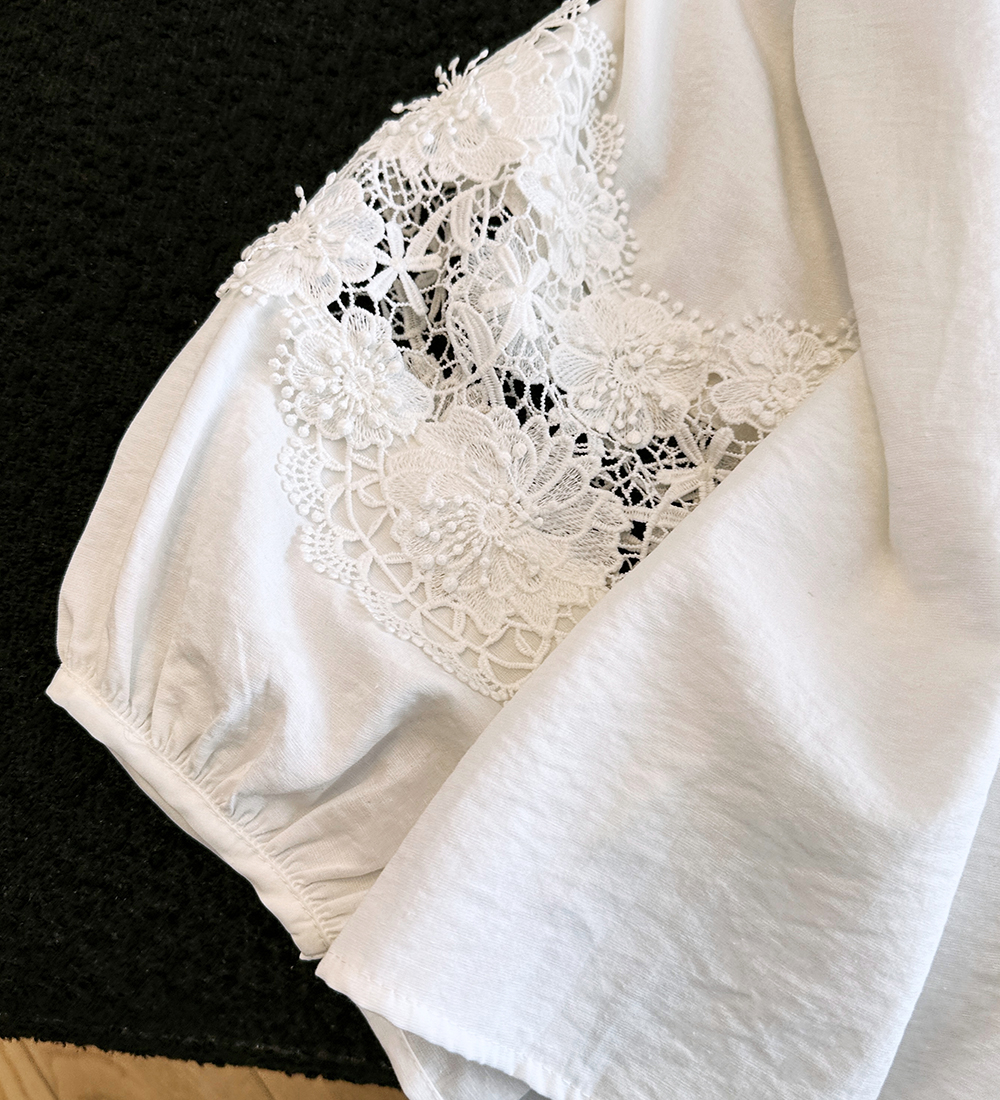Sunscreen hollow tops long sleeve shirt for women