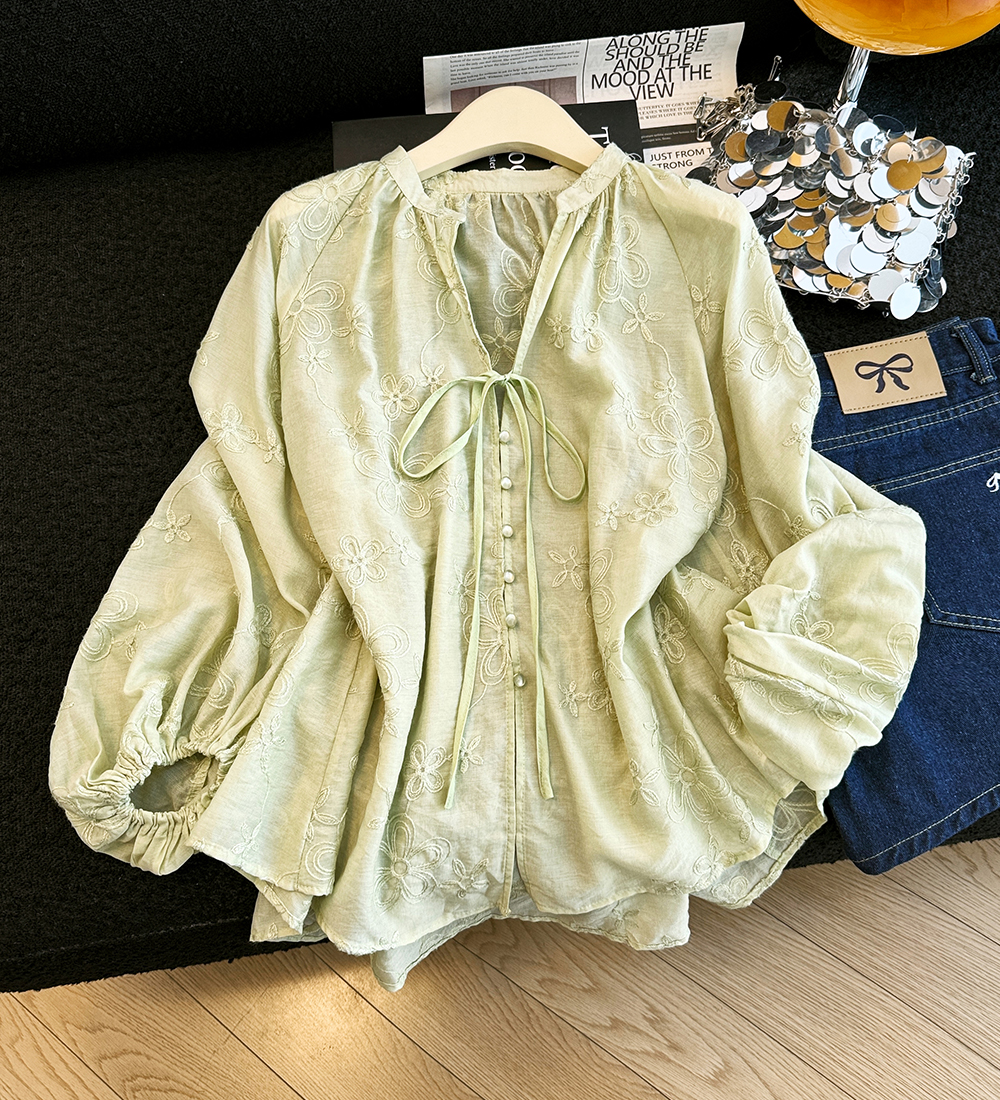 Unique summer tops long sleeve small shirt for women