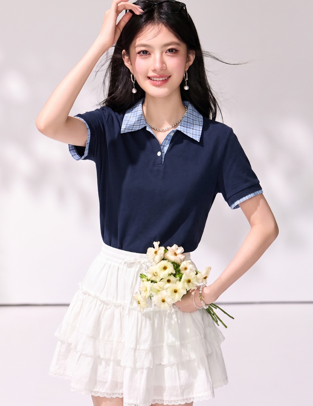 College style T-shirt Casual shirts for women