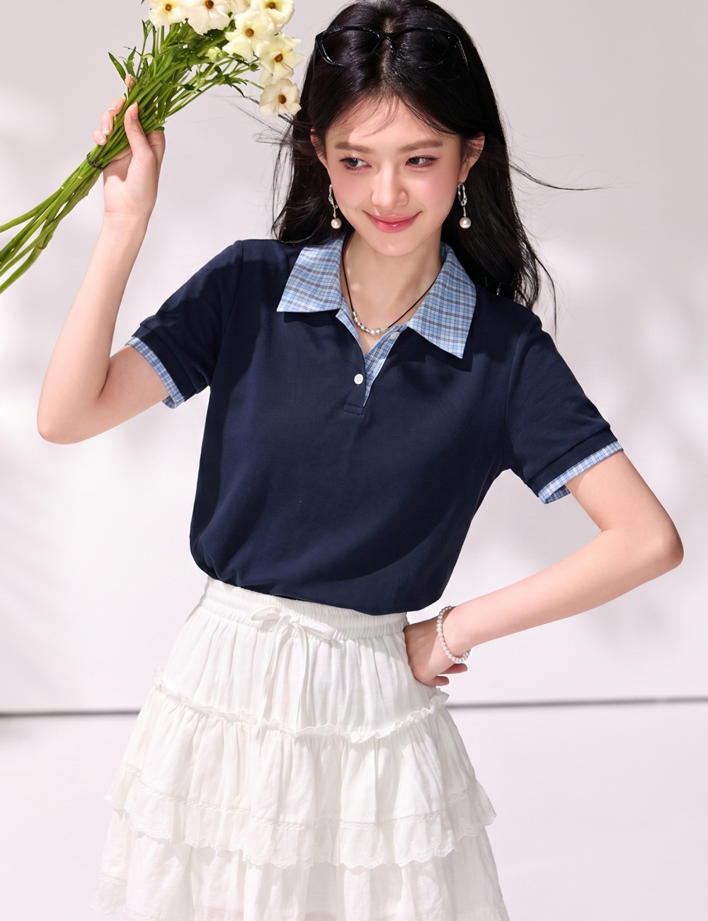 College style T-shirt Casual shirts for women
