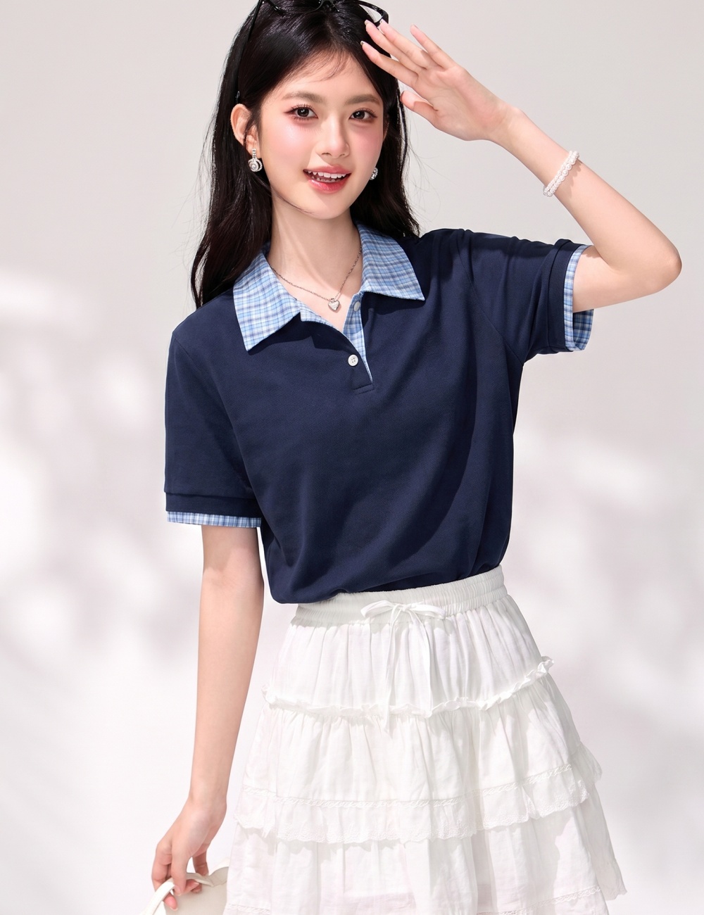 College style T-shirt Casual shirts for women