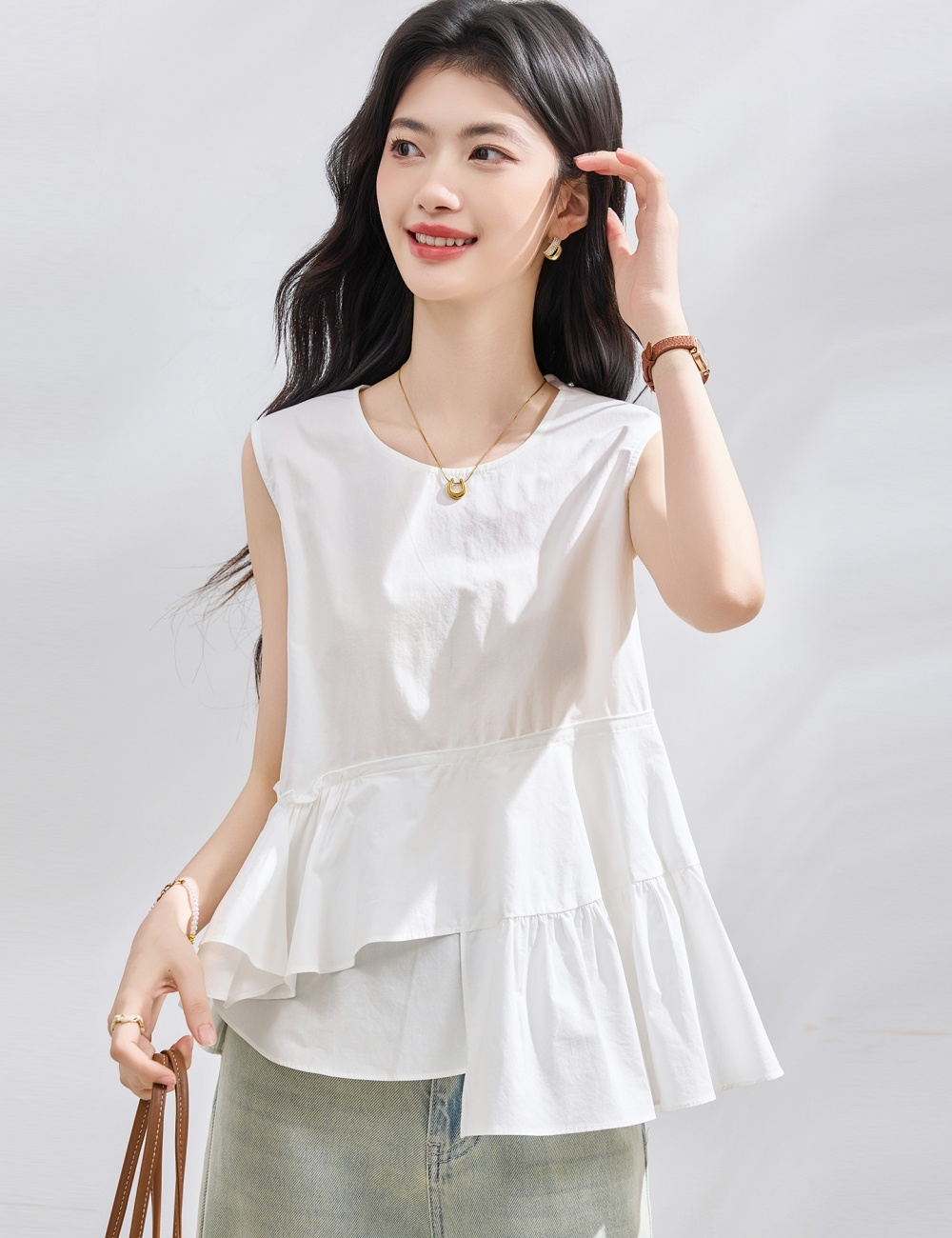 Sweet summer refreshing beautiful Korean style shirt