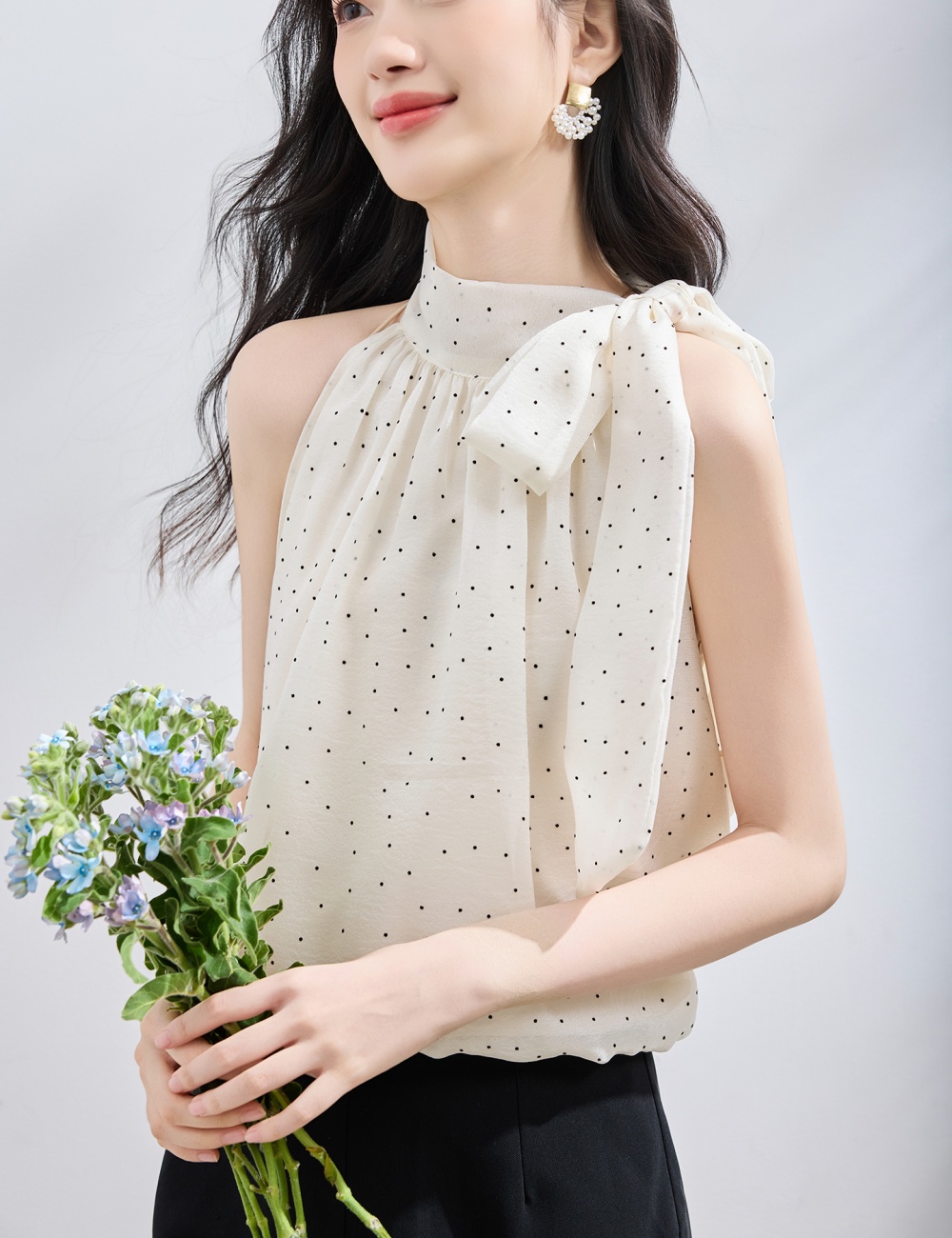 Loose frenum sleeveless vest slim summer shirt for women