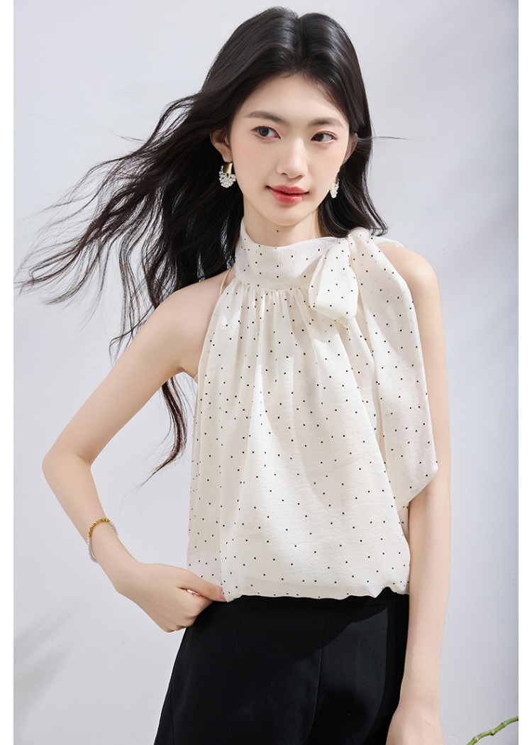 Loose frenum sleeveless vest slim summer shirt for women