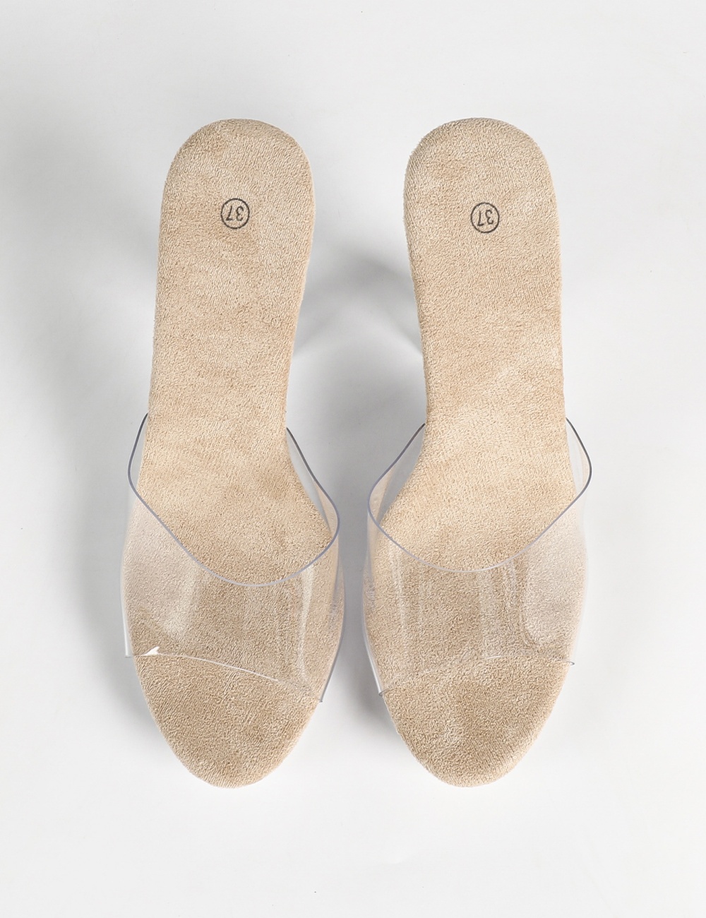 Catwalk Korean style slippers high-heeled shoes for women