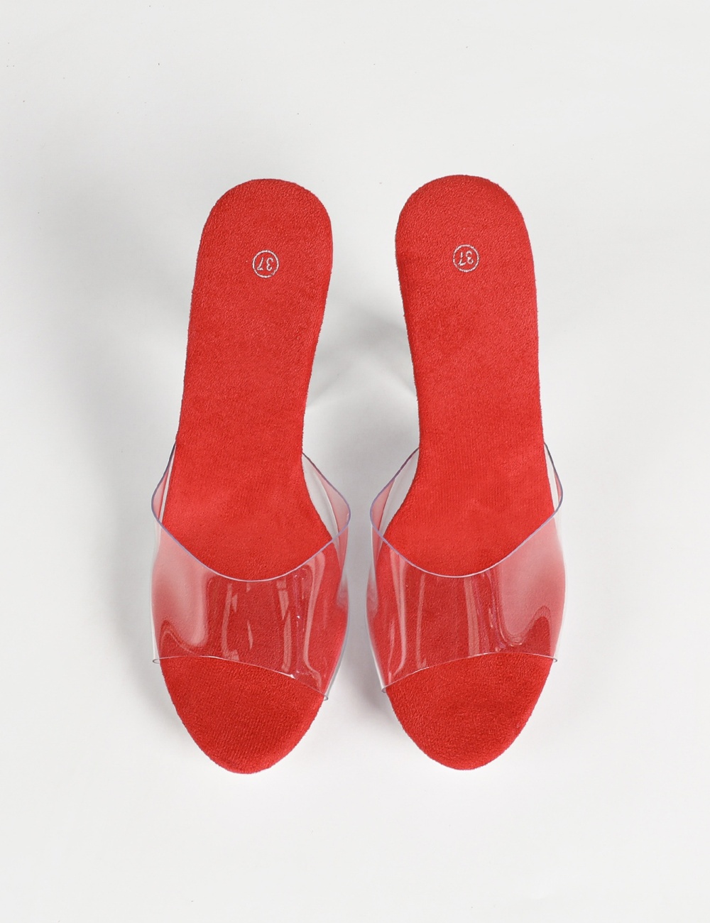 Catwalk Korean style slippers high-heeled shoes for women