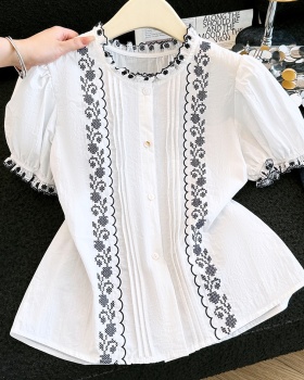 France style shirt Western style tops for women