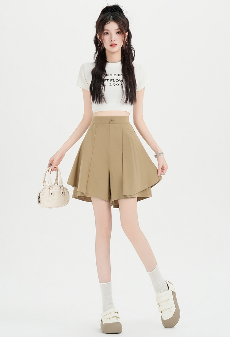 A-line Casual culottes small fellow shorts