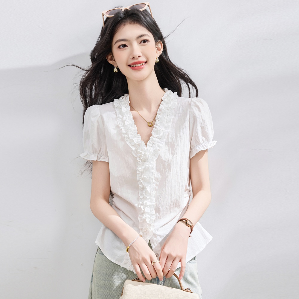 Short sleeve Korean style small shirt summer shirt