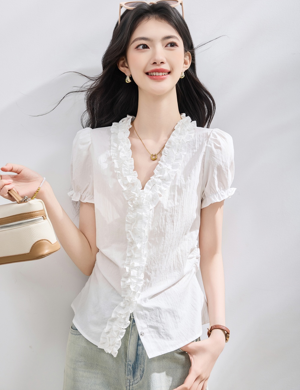 Short sleeve Korean style small shirt summer shirt