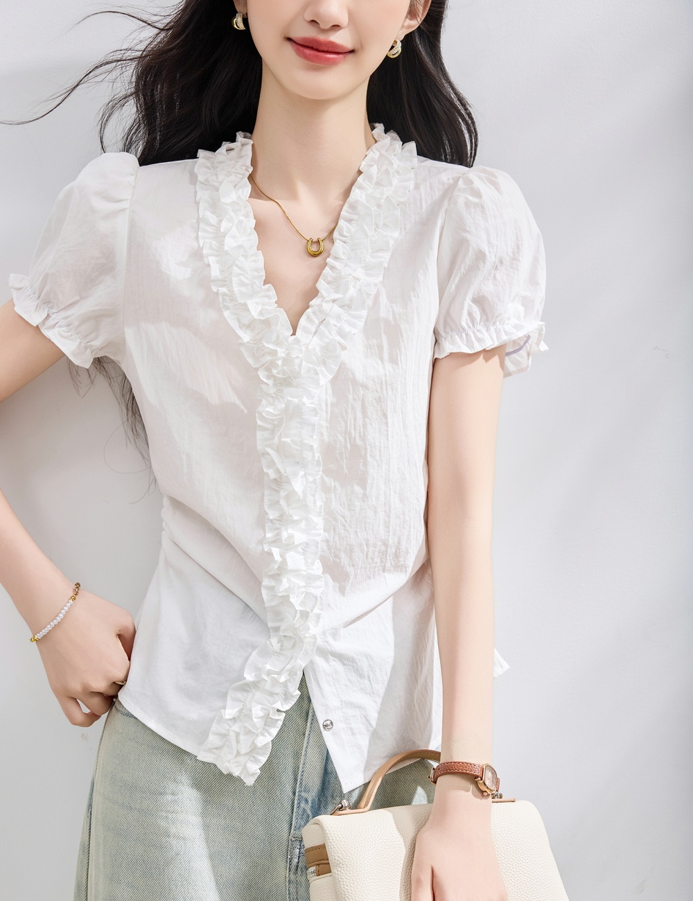 Short sleeve Korean style small shirt summer shirt