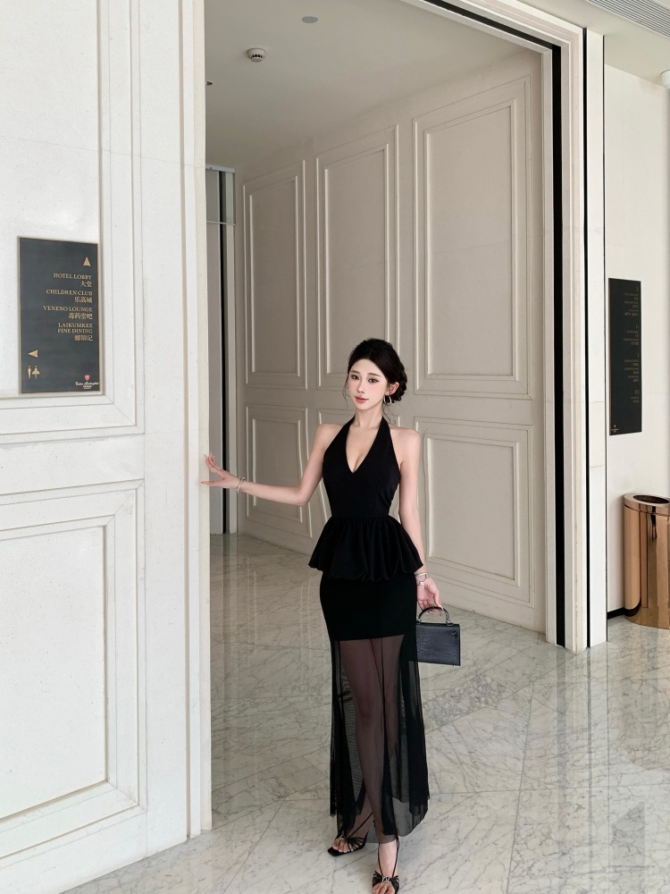 Sexy long dress thick and disorderly dress for women