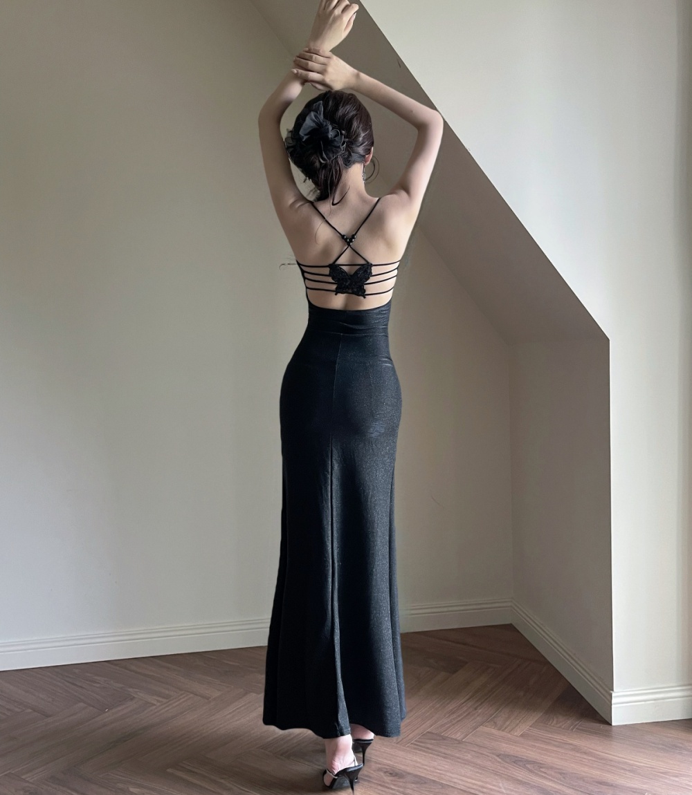 Package hip spicegirl slim sexy halter sling dress