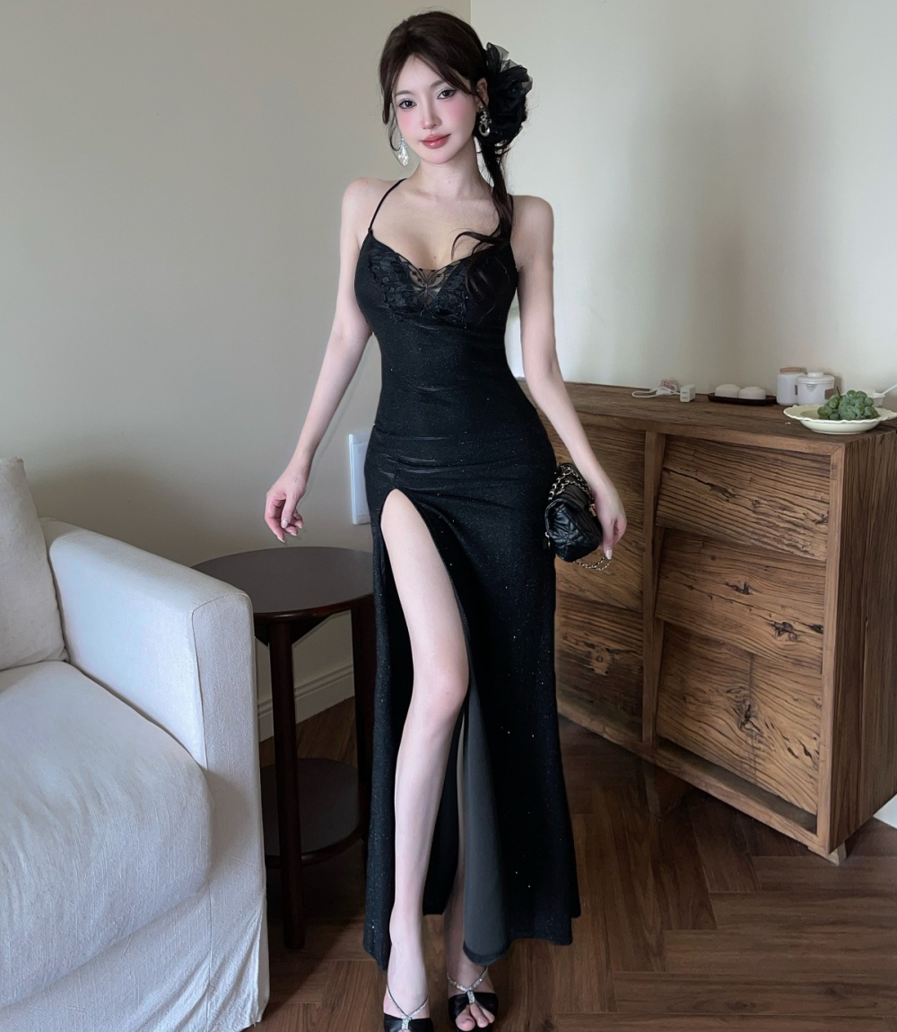 Package hip spicegirl slim sexy halter sling dress