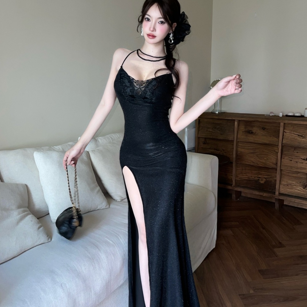 Package hip spicegirl slim sexy halter sling dress