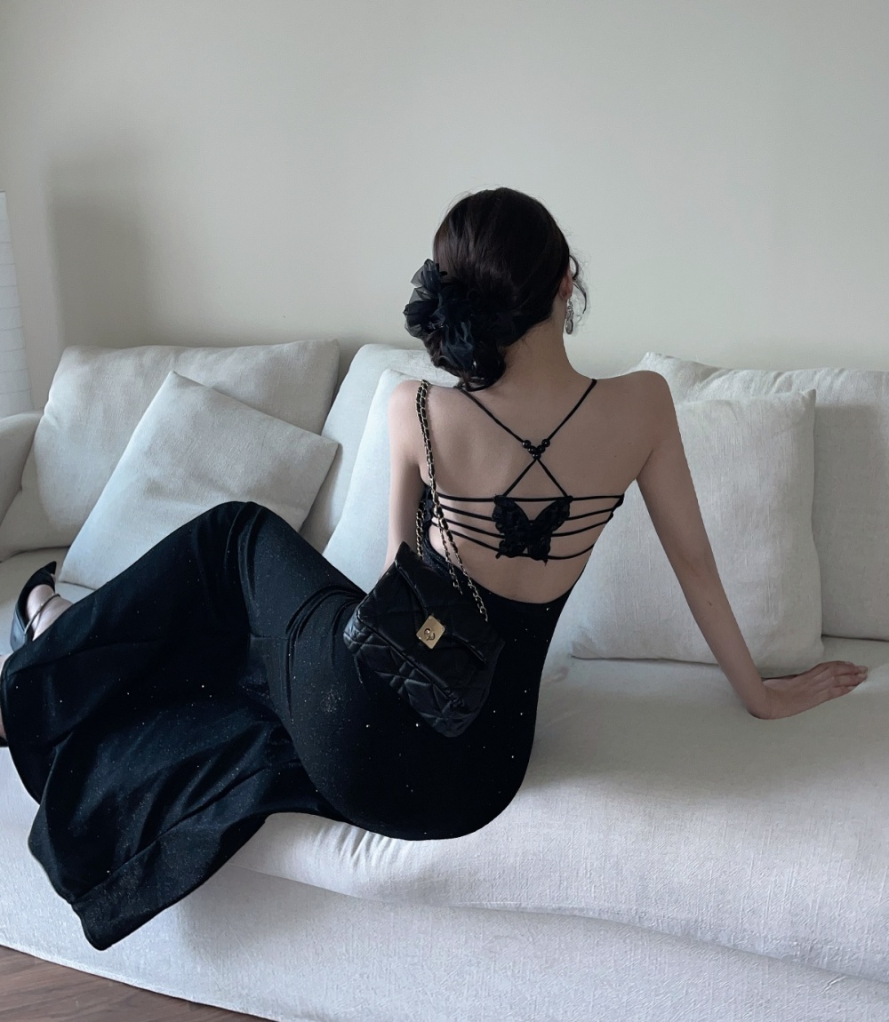 Package hip spicegirl slim sexy halter sling dress