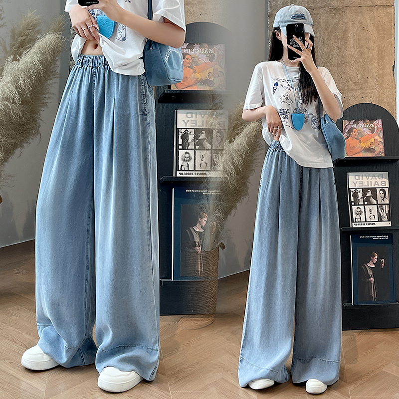 American style loose pants summer wide leg pants