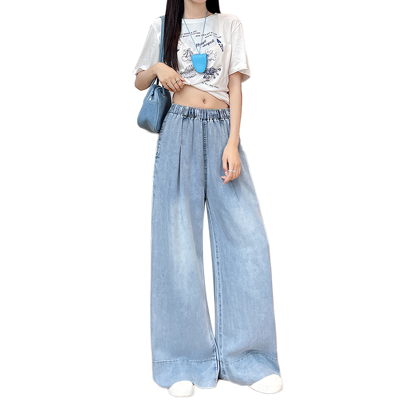 American style loose pants summer wide leg pants