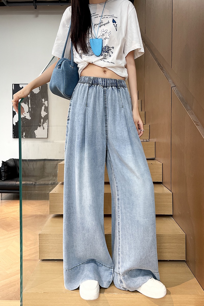 American style loose pants summer wide leg pants