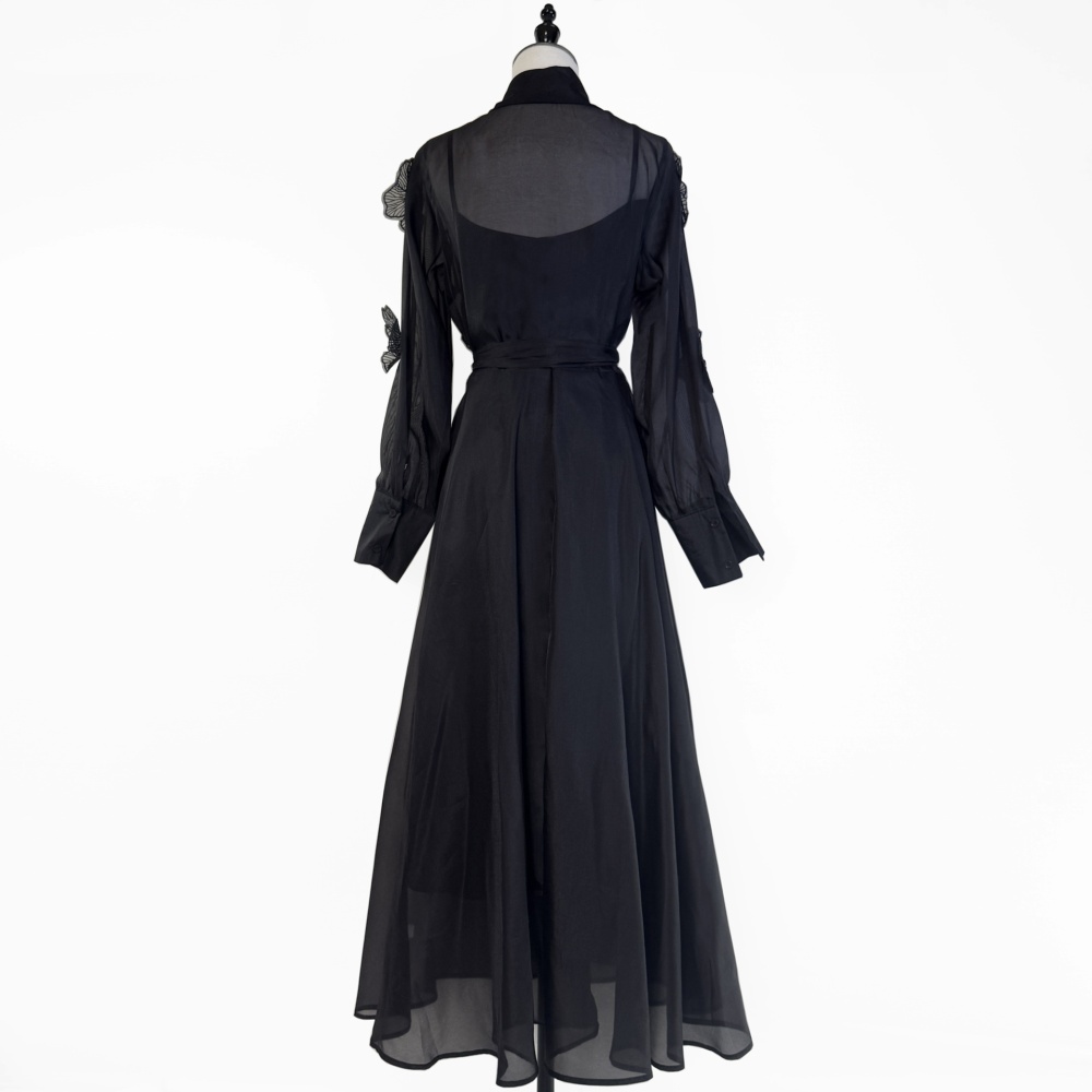 Flowers beading dress bandage long dress for women