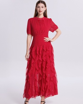 Mermaid court style temperament France style big skirt dress