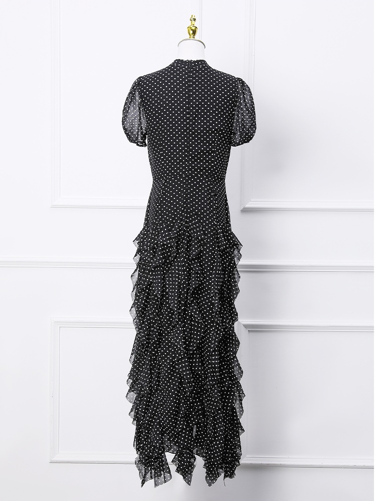 Mermaid court style temperament France style big skirt dress