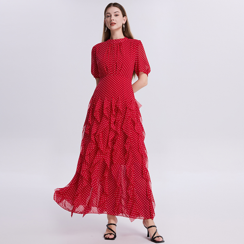 Mermaid court style temperament France style big skirt dress