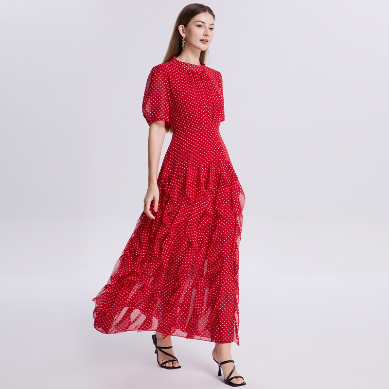 Mermaid court style temperament France style big skirt dress