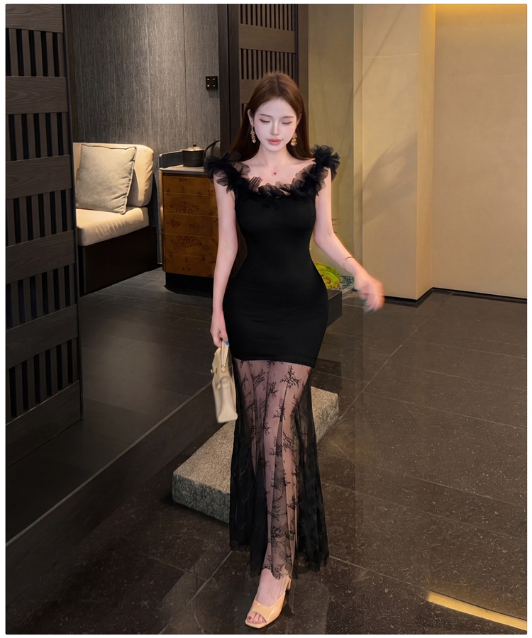 Temperament dress mermaid formal dress for women