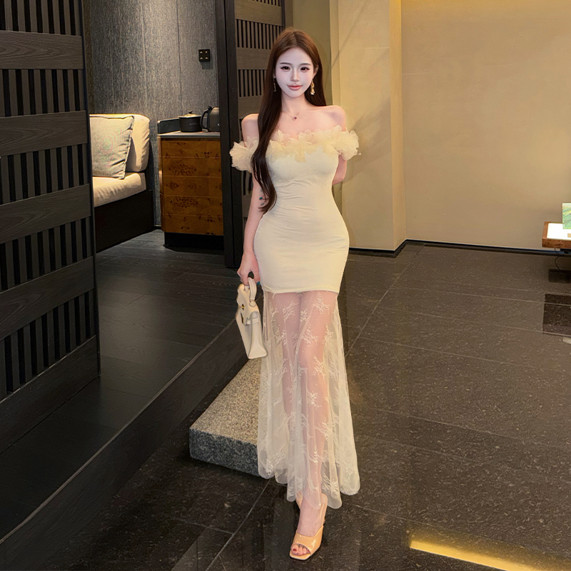 Temperament dress mermaid formal dress for women