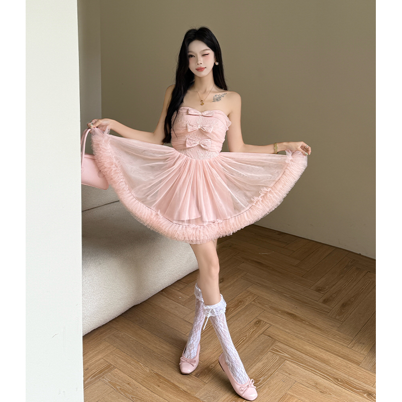 Refinement temperament thick and disorderly elegant dress