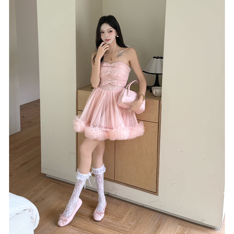 Refinement temperament thick and disorderly elegant dress