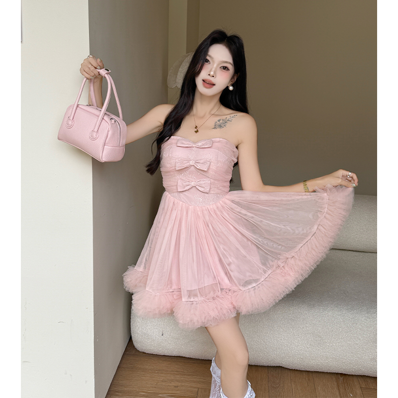 Refinement temperament thick and disorderly elegant dress
