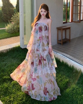 Cake sexy dress summer lace long dress for women