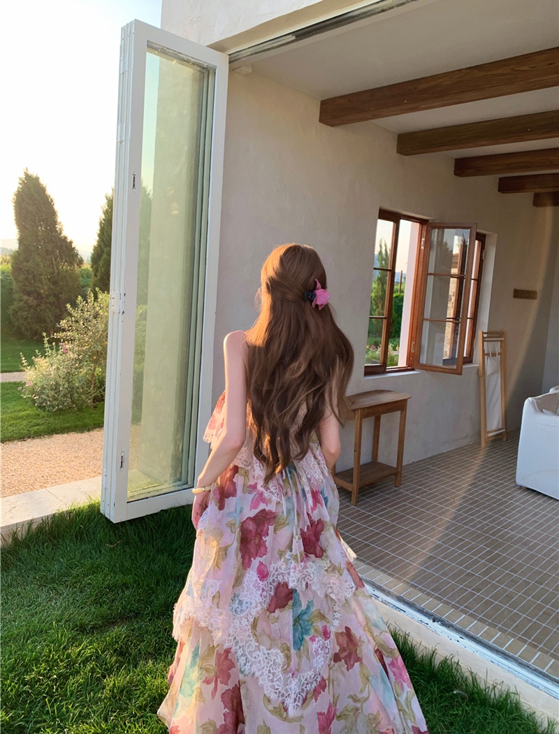 Cake sexy dress summer lace long dress for women