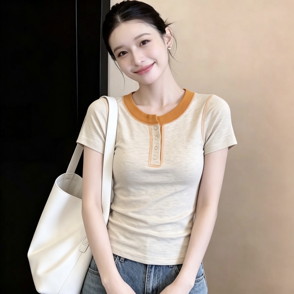 Small fellow summer T-shirt large yard tops