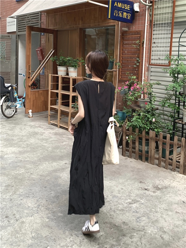 Temperament long dress pure dress for women