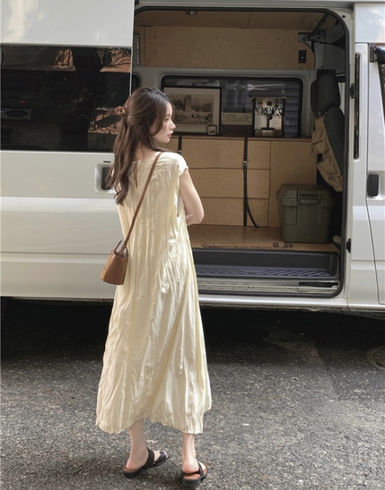 Temperament long dress pure dress for women
