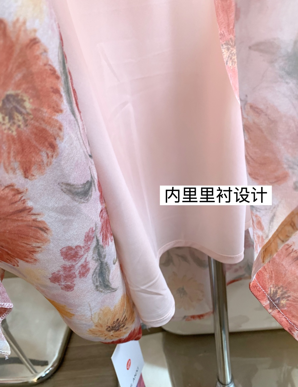 V-neck spring dress summer colors long dress for women