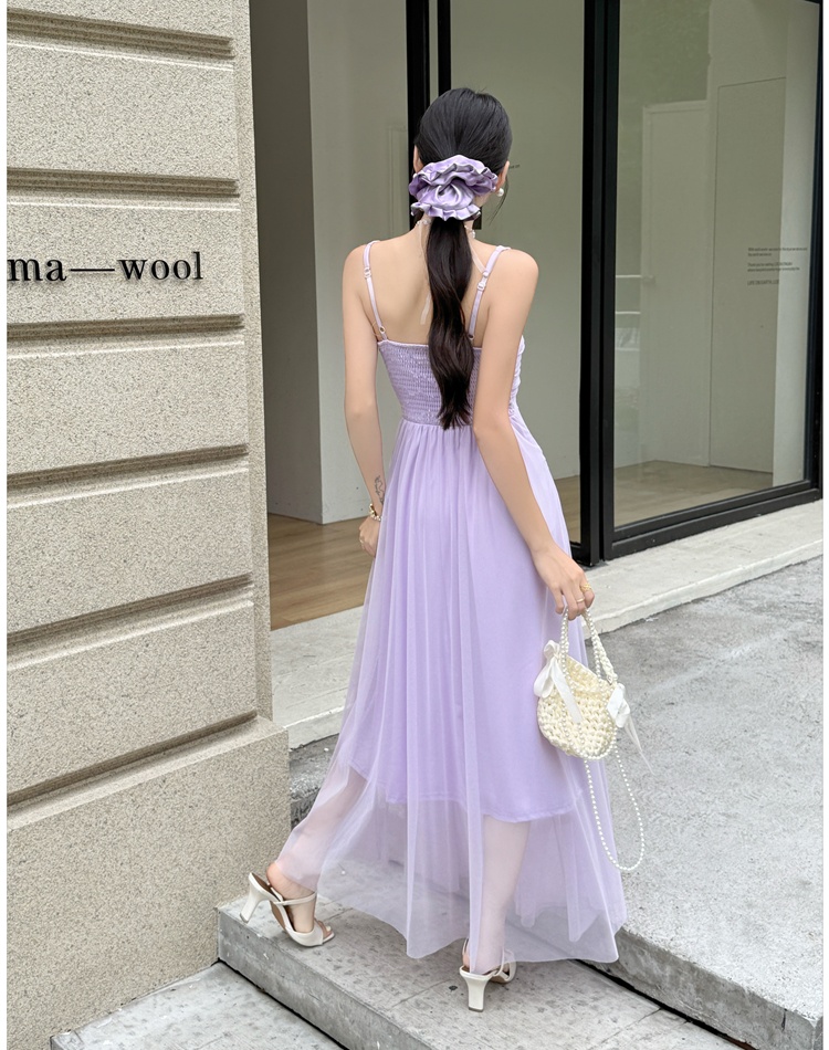 Tender sweet long dress temperament embroidered flowers dress