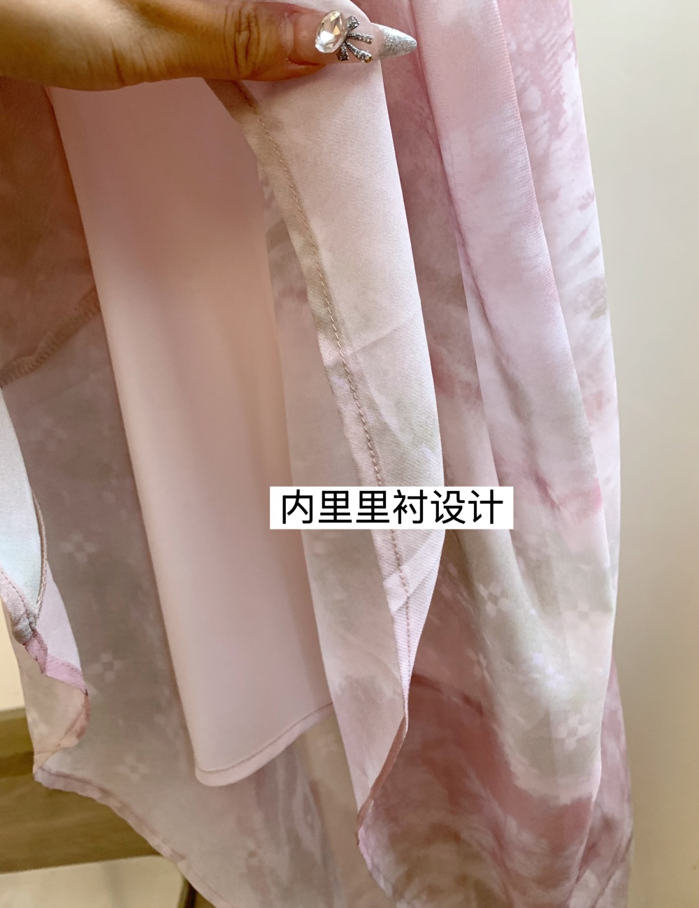Pink summer long dress sling France style dress for women